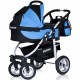 Детская универсальная коляска 2 в 1 Riko Amigo Blue
